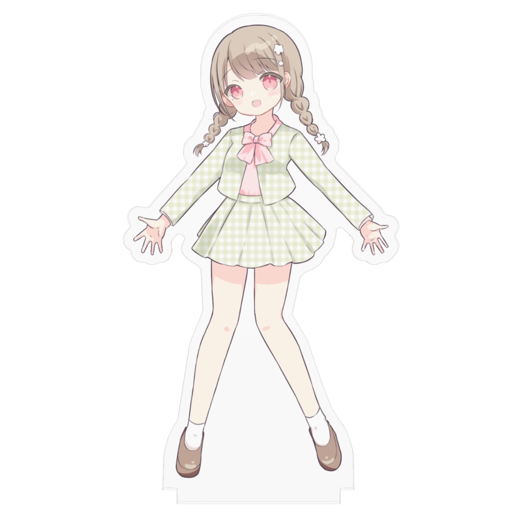 真白かなアクリルスタンド(キウイ色ver)