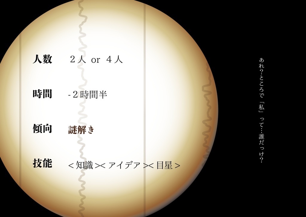 COCシナリオ「私は誰だ?お前も誰だ?」