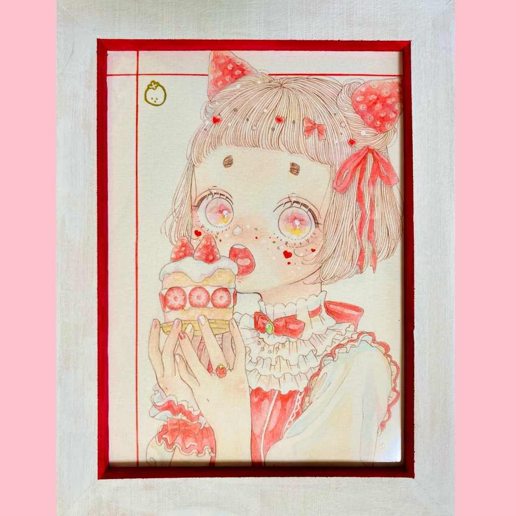 【原画】ショートケーキちゃん