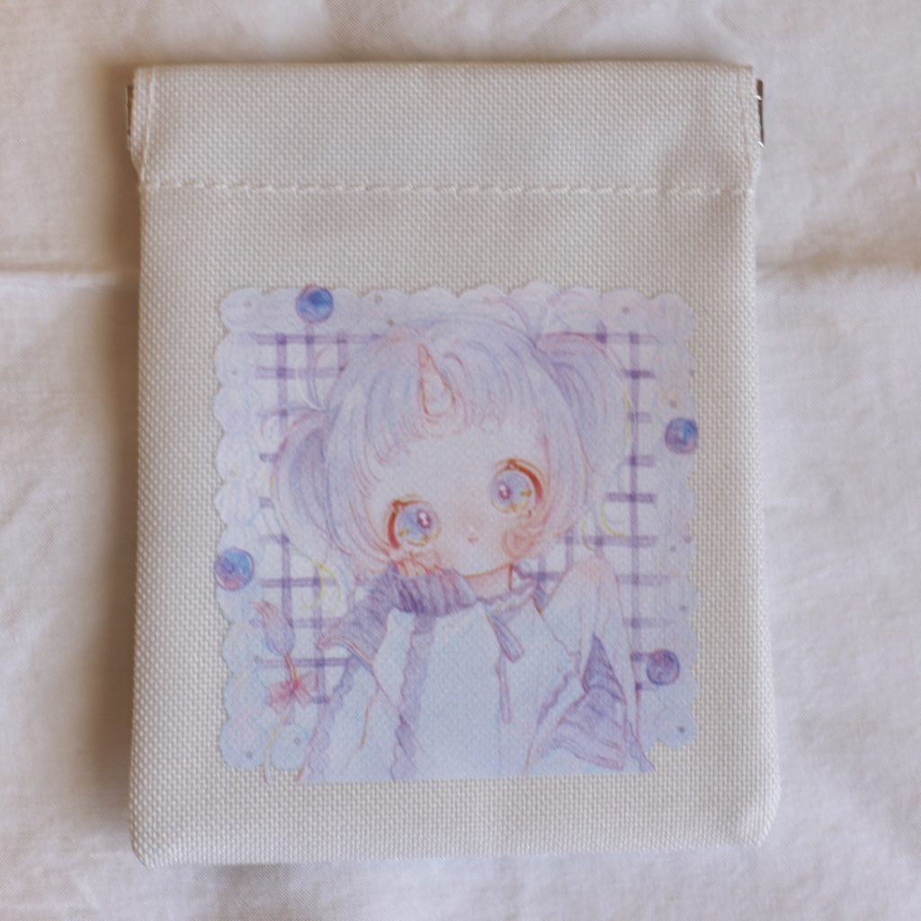 【バネ口ポーチ】ユニコーンちゃん