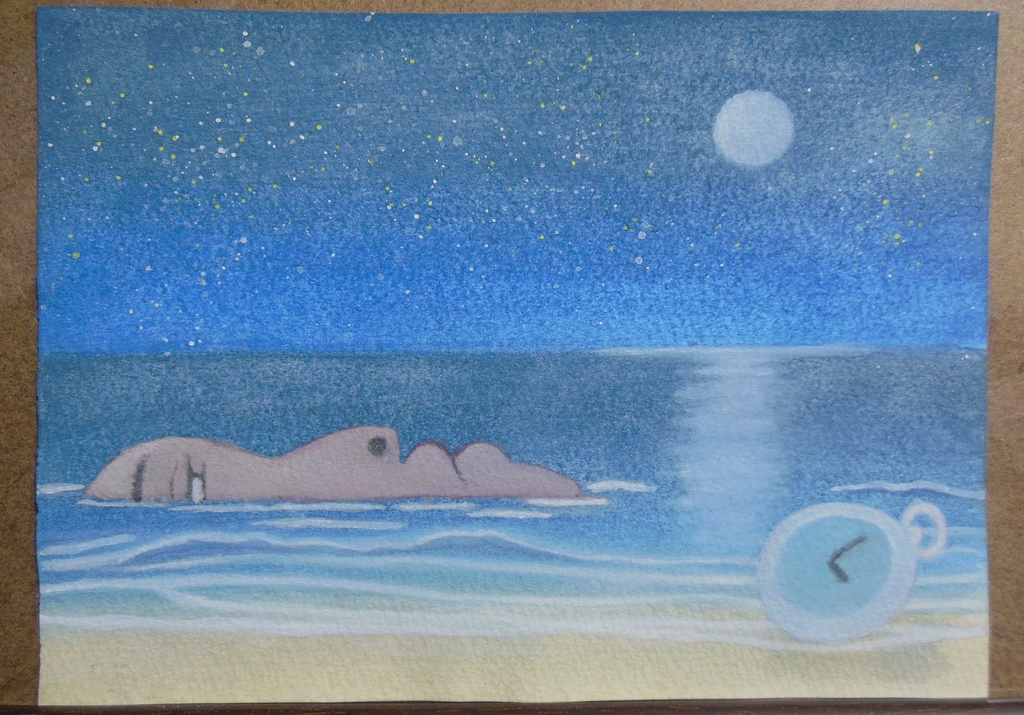 【1点もの】原画　「夢」　水彩画