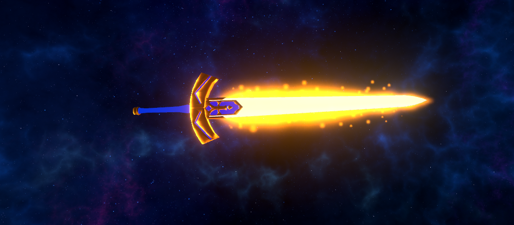 FREE excalibur and sword particle for vrchat