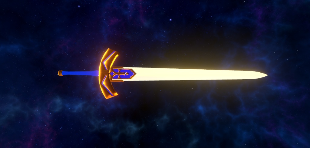 FREE excalibur and sword particle for vrchat