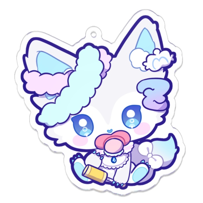 【常設】むにきゅアクリルキーホルダー