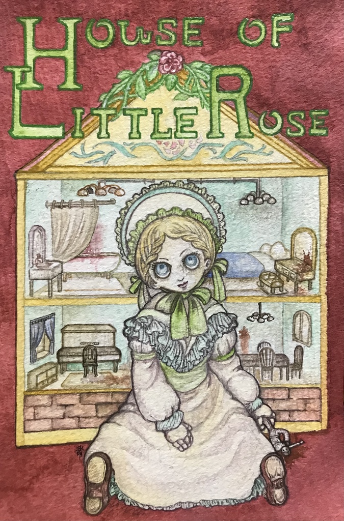 原画「リトルローズの小さなお家」ポスター