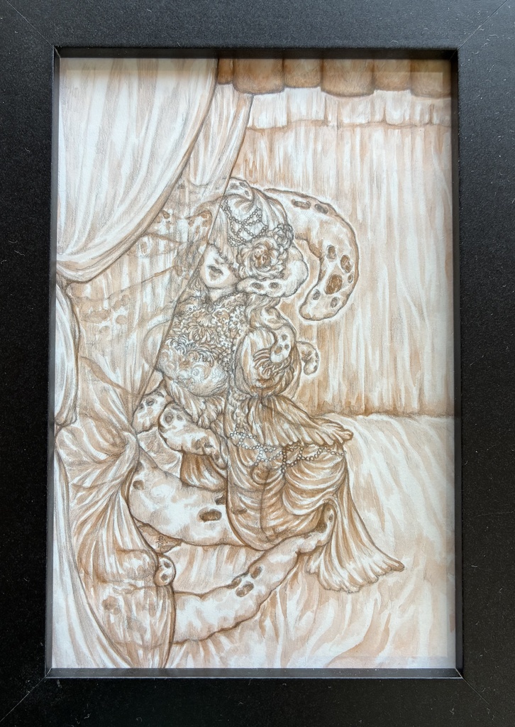 イラスト原画　ある種のシンデレラ