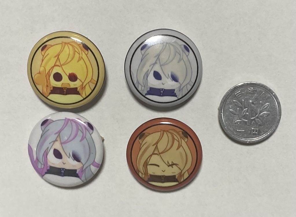 イカす缶バッジ