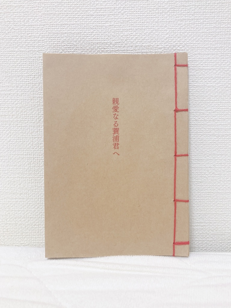 「親愛なる蓑浦君へ」(赤紐)