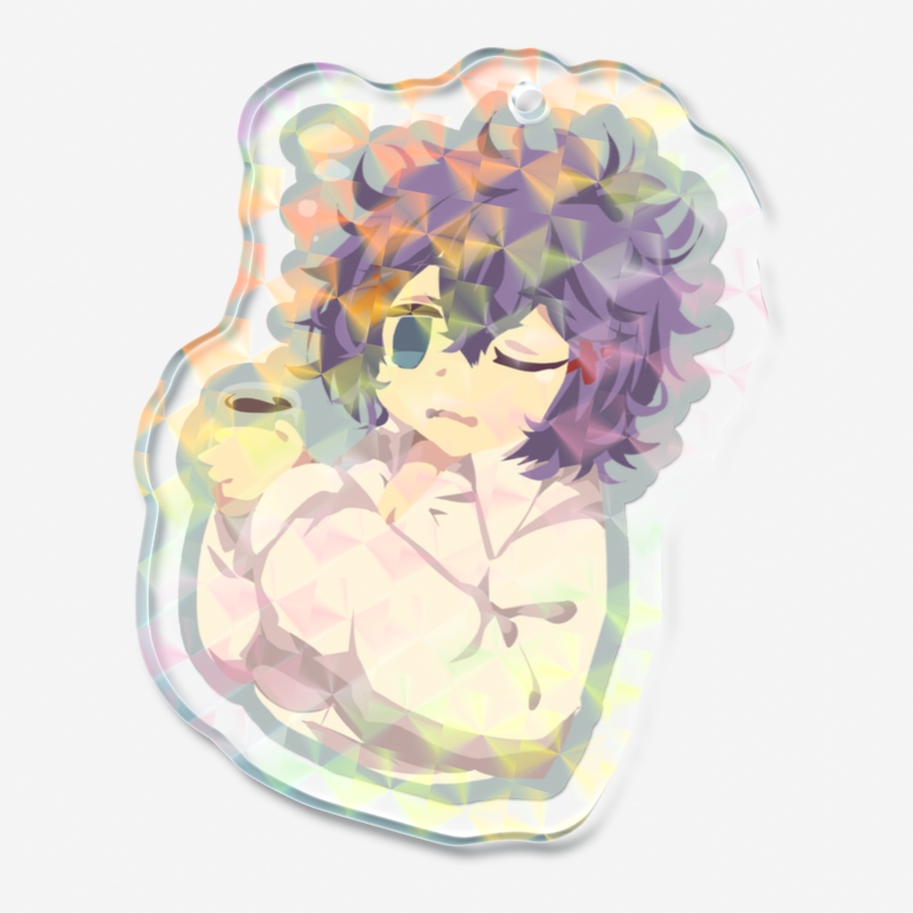 ワルねこの寝起きココアアクキー(ホログラム)