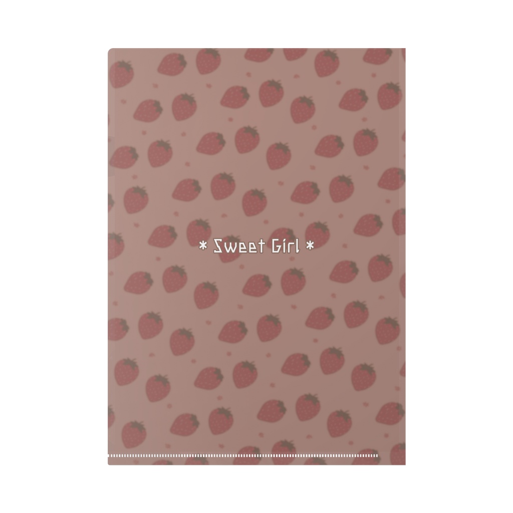 【オリジナル】Sweet Girlクリアファイル(スプリングショコラver.)