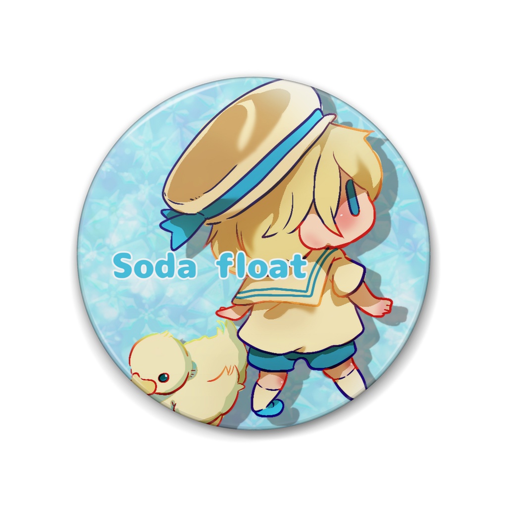 フーズフレンズ🪿🩵缶バッチ