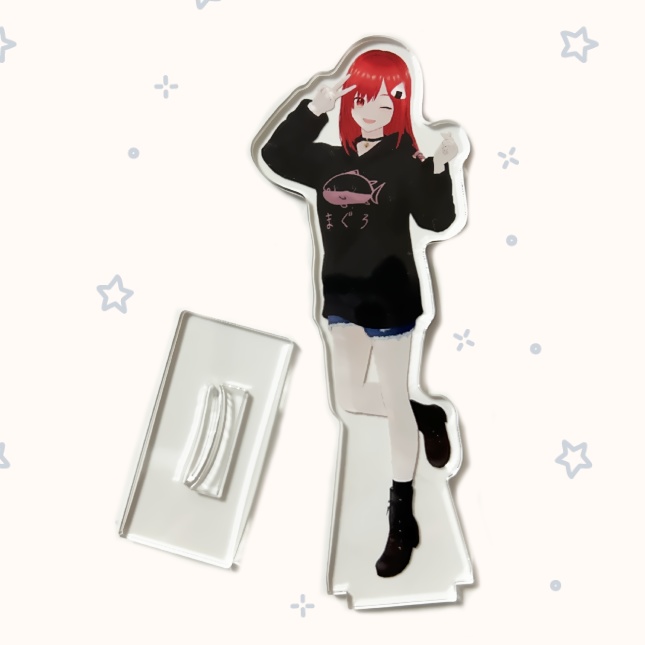 香結つな登録者400人記念グッズ