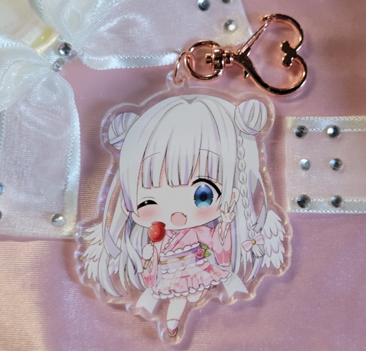 むぎっとキラッとアクリルキーホルダー