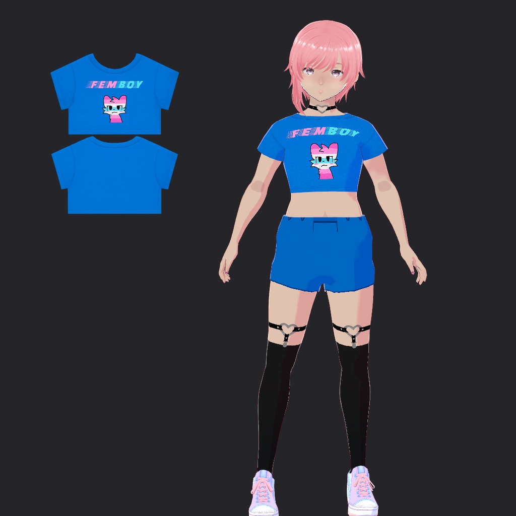 FREE VRoid Femboy shirt 