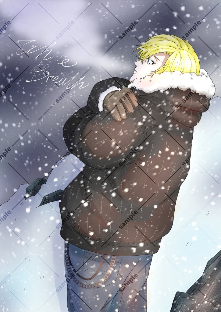 B6イラストカード 伊達政宗 カバー曲イラスト