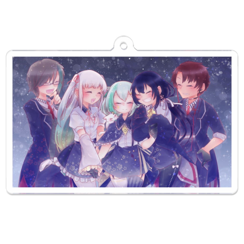 〖一周年記念〗星空学園キーホルダー🌟