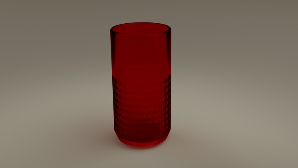 「3Dモデル」グラス