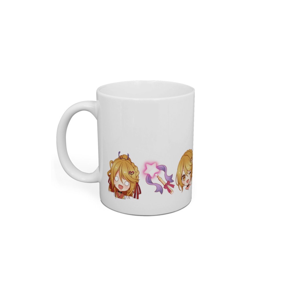 スタンプ柄マグカップ