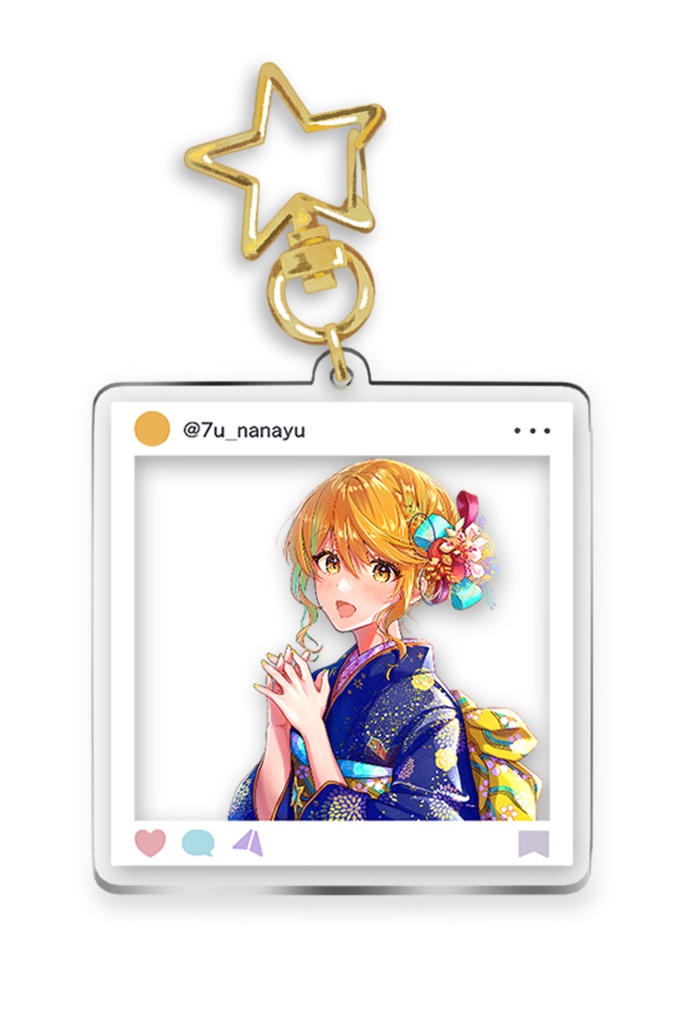 おでかけSNS風アクリルキーホルダー※再販