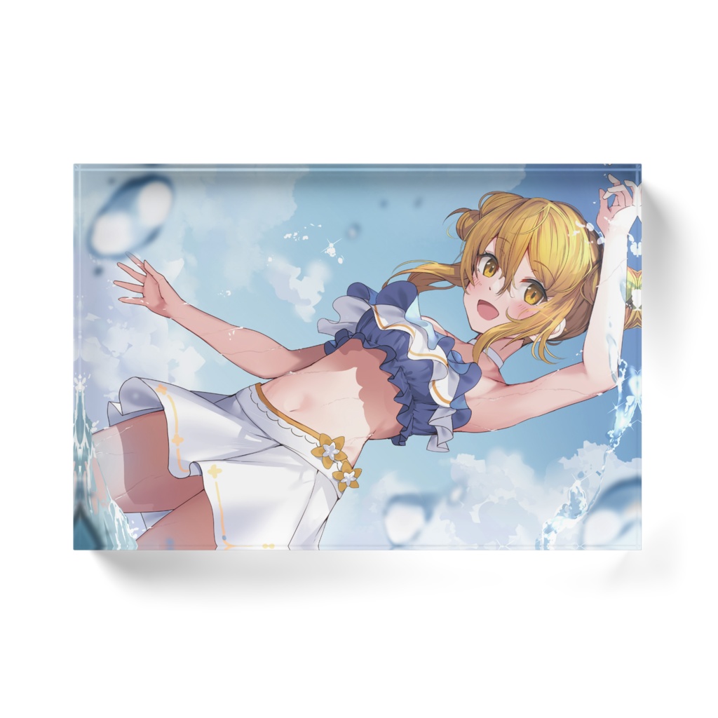 水着アクリルブロック