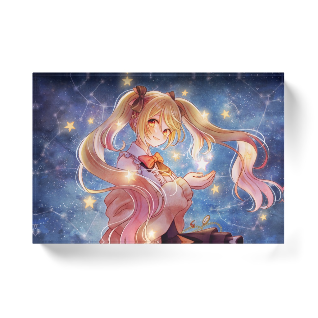 ななゆ【星空】アクリルブロック