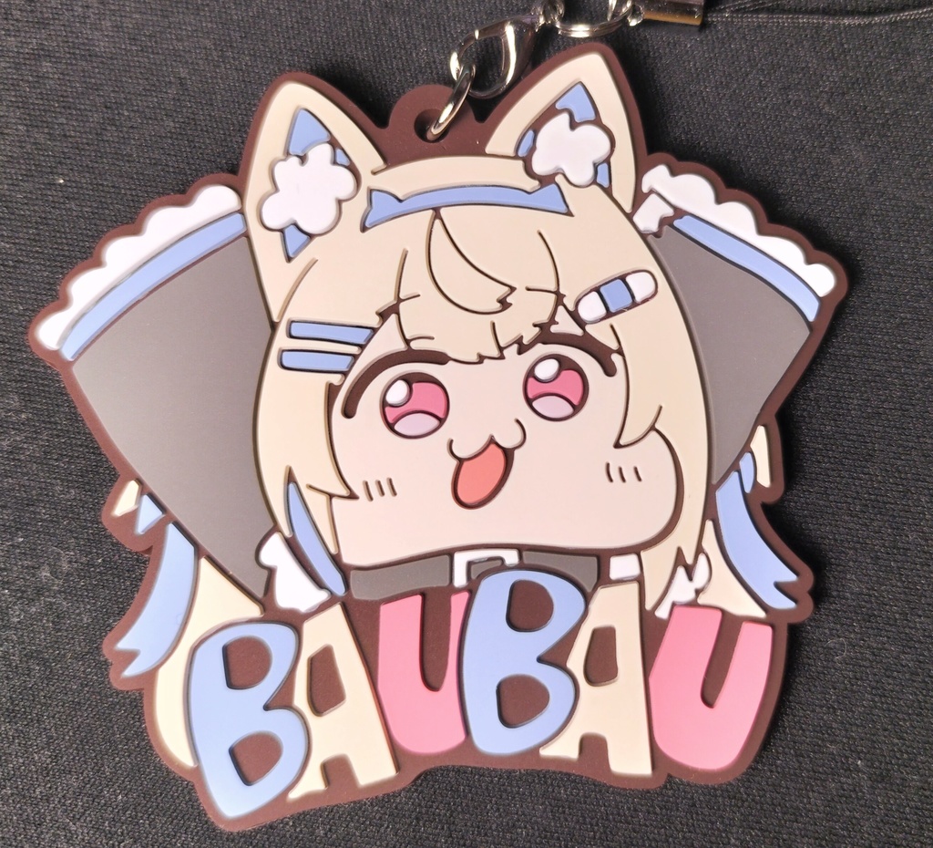 フワワ・アビスガード　FUWAMOCO　ラバーストラップ　 デザイン：ねこやま　【非公式】　ホロライブ