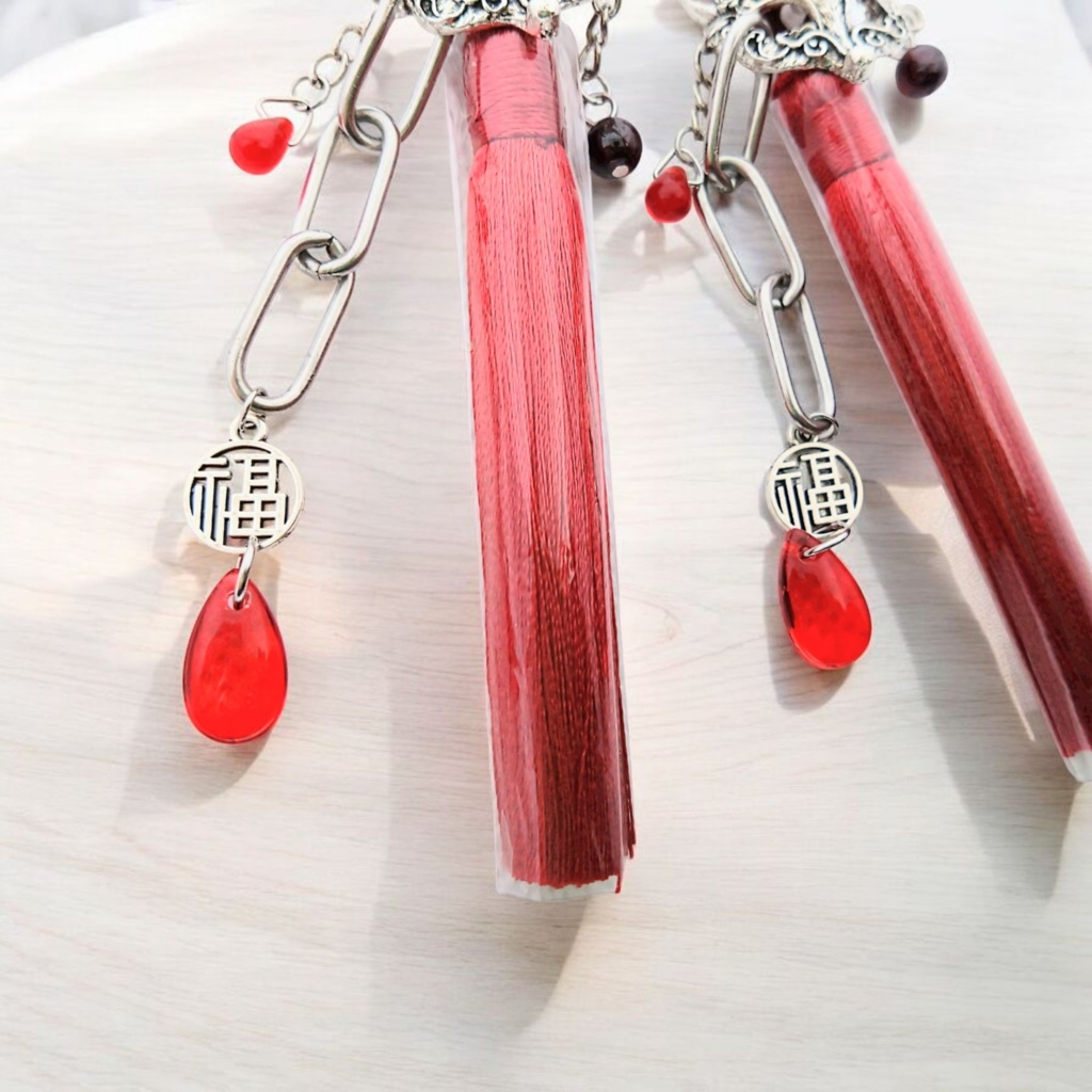 狐の嫁入りピアス【赤】