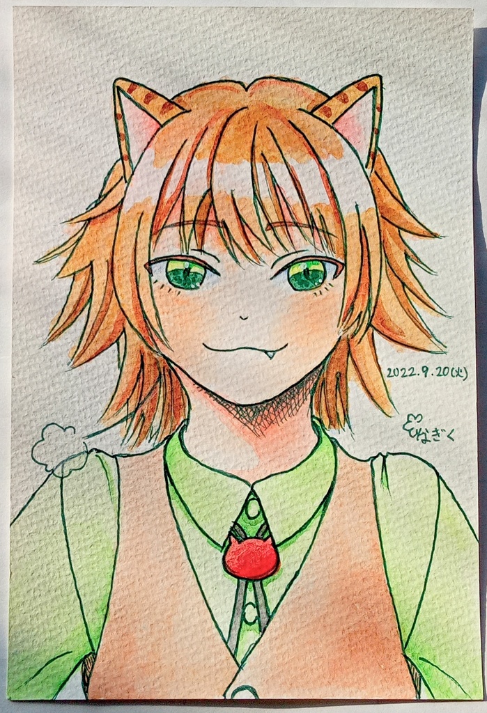 ドヤ顔猫ちゃん　原画