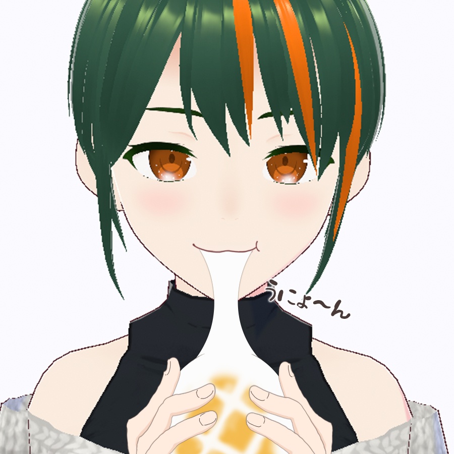 【フリー素材】餅食べる おはようVtuber素材