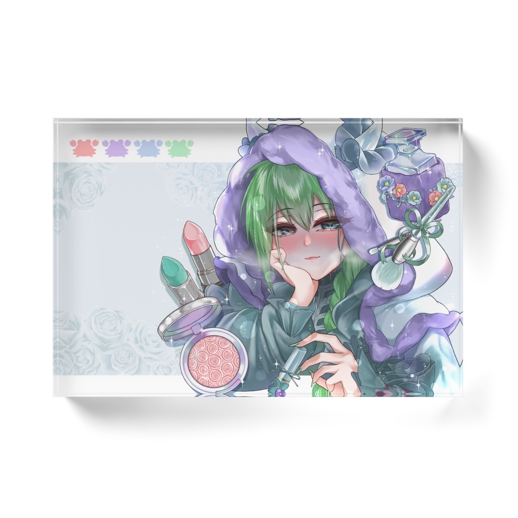 白銀なレイナプラウラー　アクリルブロック&ポストカード