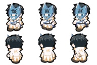 ピクリエ用幕末R〇CKアバター&サークル参加告知カード&店舗外観