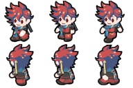 ピクリエ用幕末R〇CKアバター&サークル参加告知カード&店舗外観