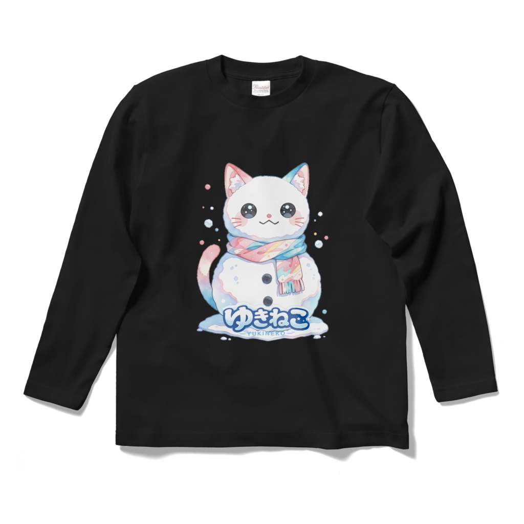ゆきねこロングスリーブTシャツ