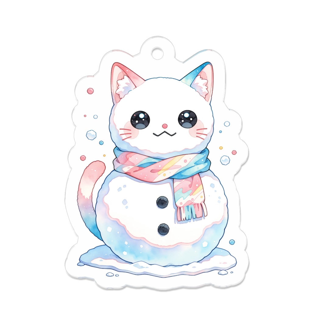 ゆきねこアクキー