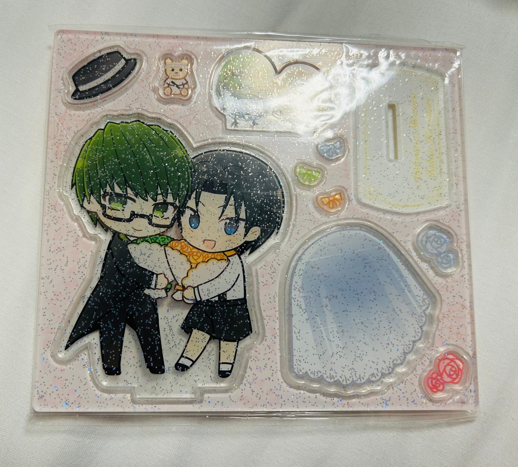 【セット】緑高アクスタリルスタンド グリッターアクスタ 2種類まとめて売り