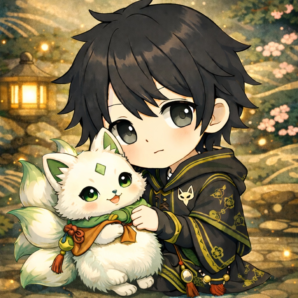 【SNSアイコン向け】和風ちびキャラ素材|HISUI BRAND|カスタマイズ可能