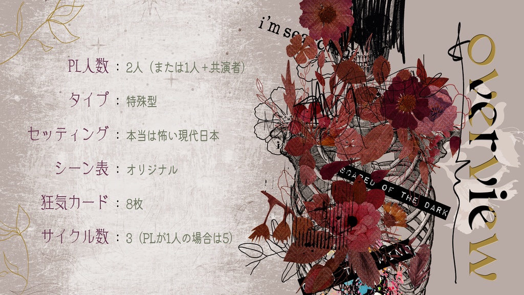 【インセインシナリオ】インバネスコートの死神