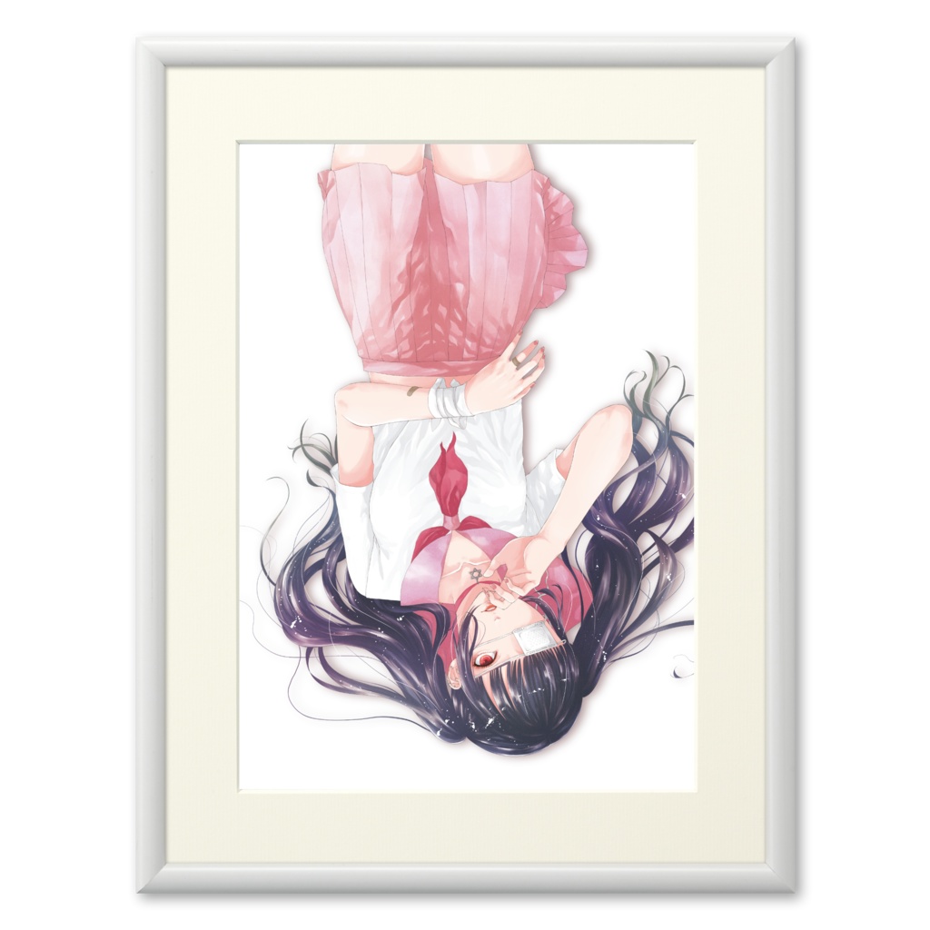 『眼帯少女・再』複製画