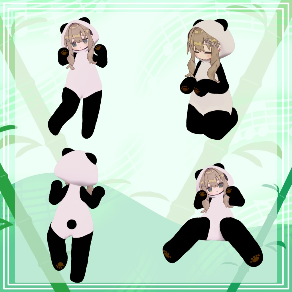 【VRChat向け】ぷにぷにキプパンダ
