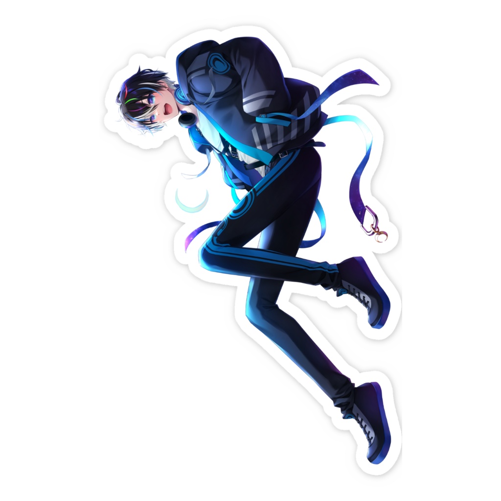 五夜月みくり全身ステッカー