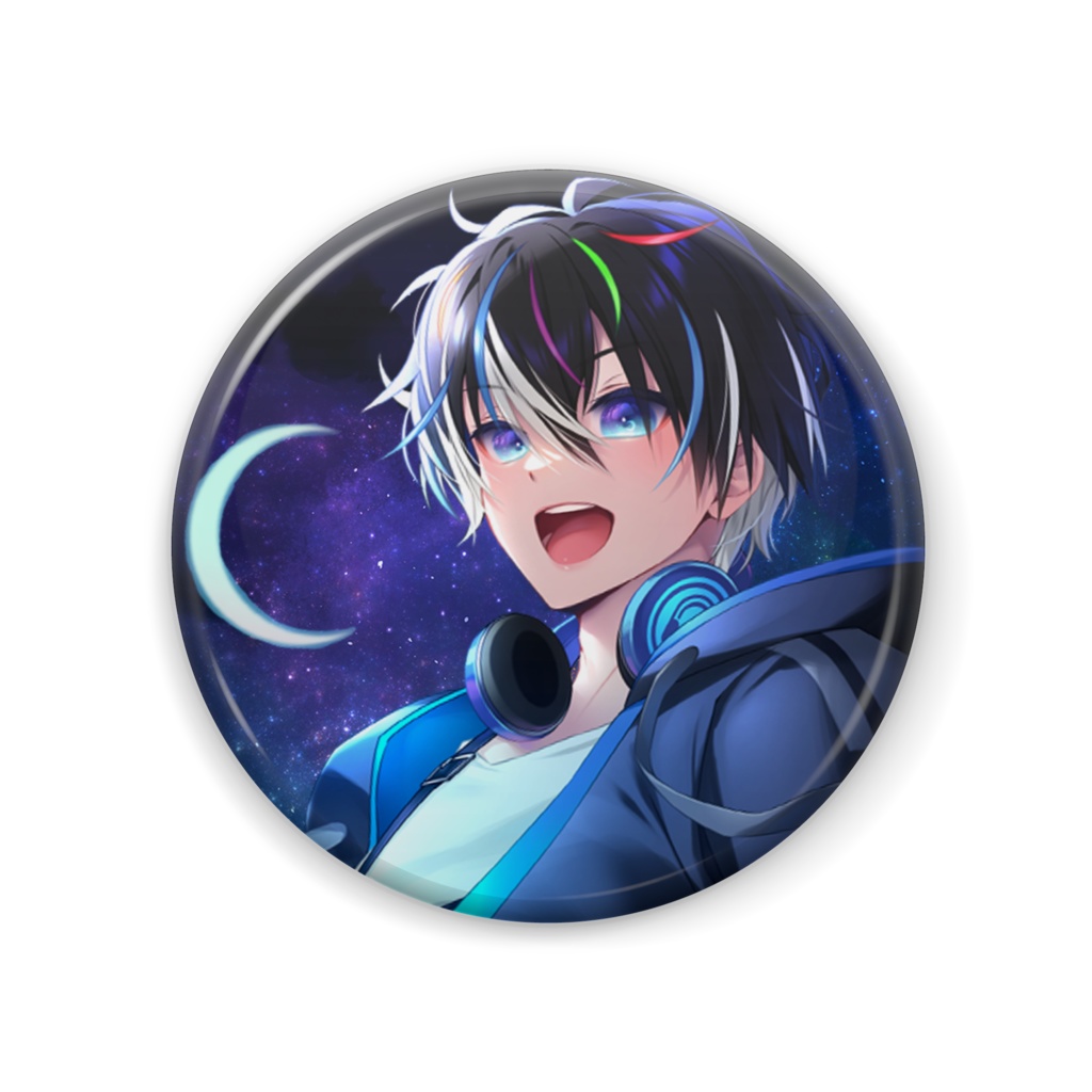 五夜月みくり缶バッチ57mm