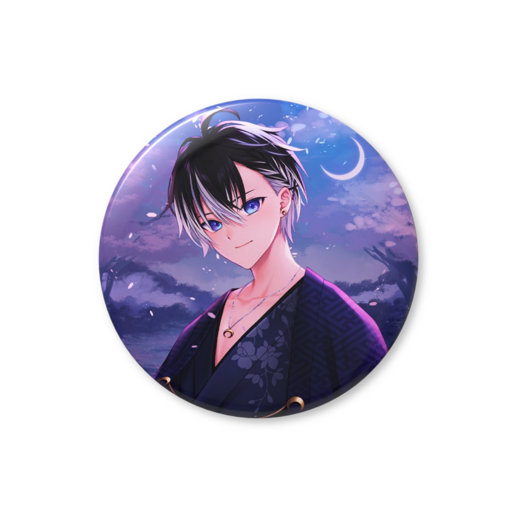 五夜月みくり 着物姿 缶バッジ（バリュー）56mm