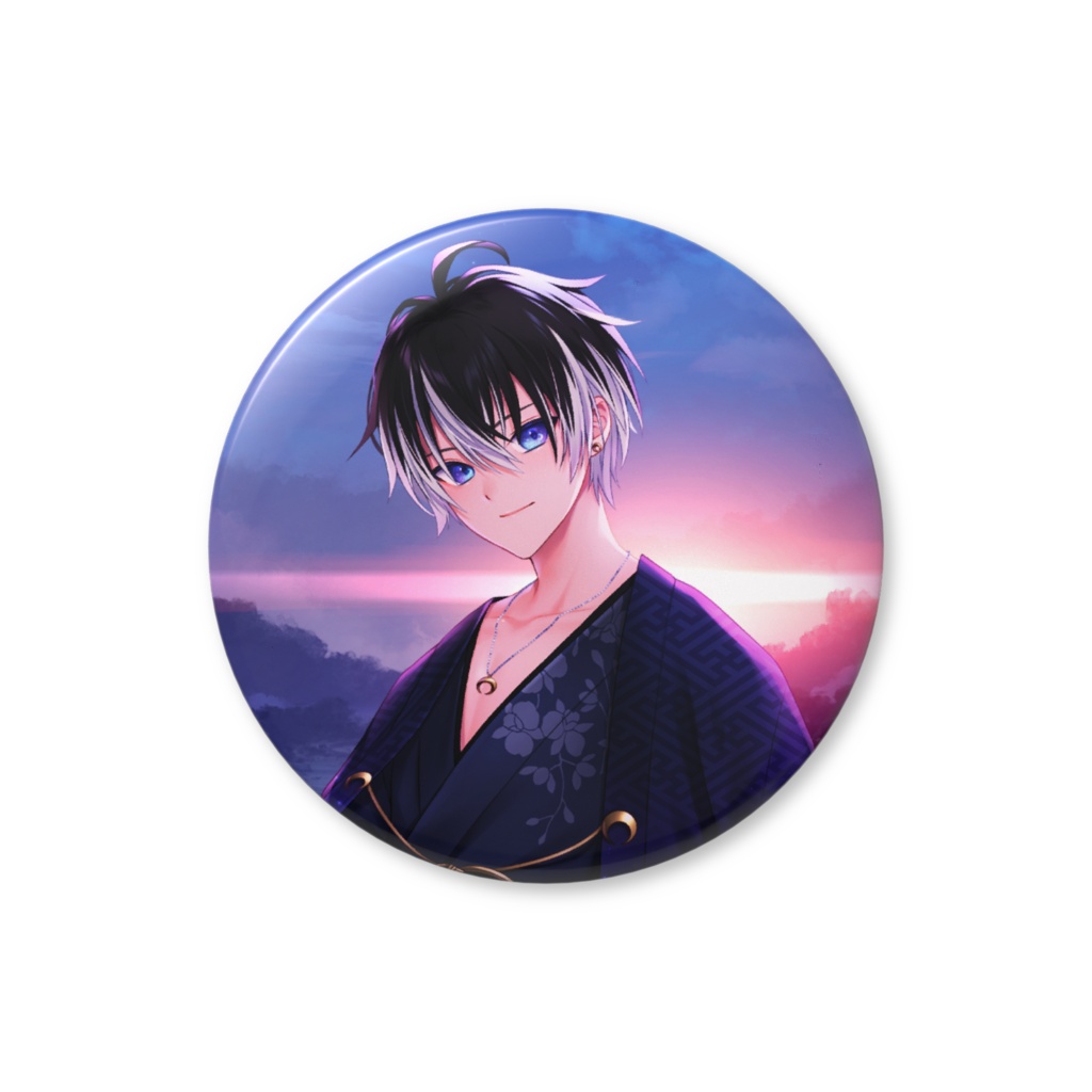 五夜月みくり 着物姿 缶バッジ（バリュー） - 56mm