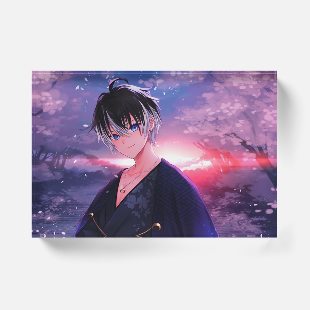 五夜月みくり 着物姿 アクリルブロック - 148x100mm
