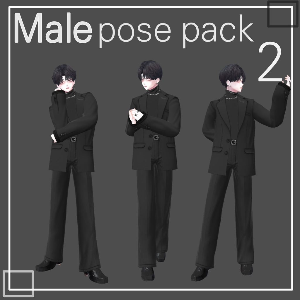 [POSE] Male pose pack 2