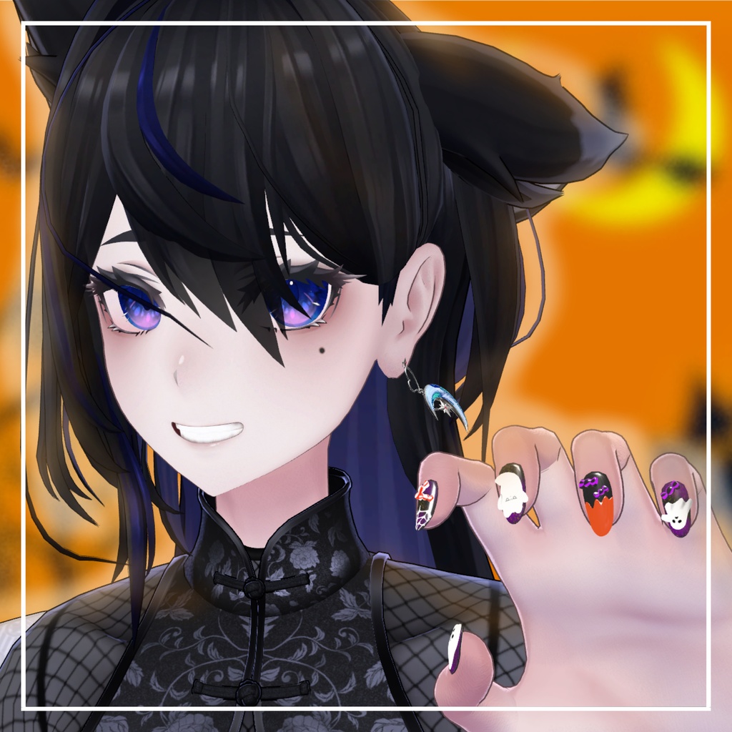 【10アバター対応】🎃『HalloWeenNail』 🎃