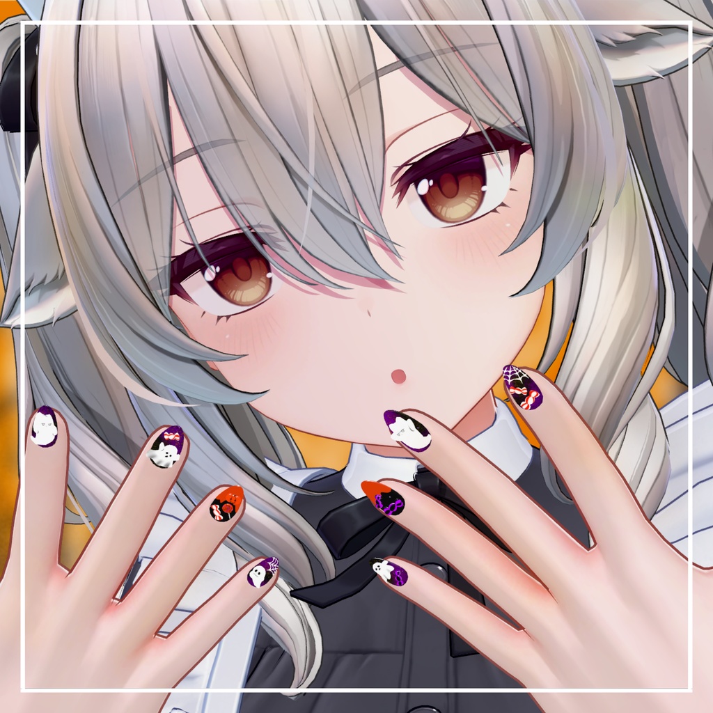 【10アバター対応】🎃『HalloWeenNail』 🎃