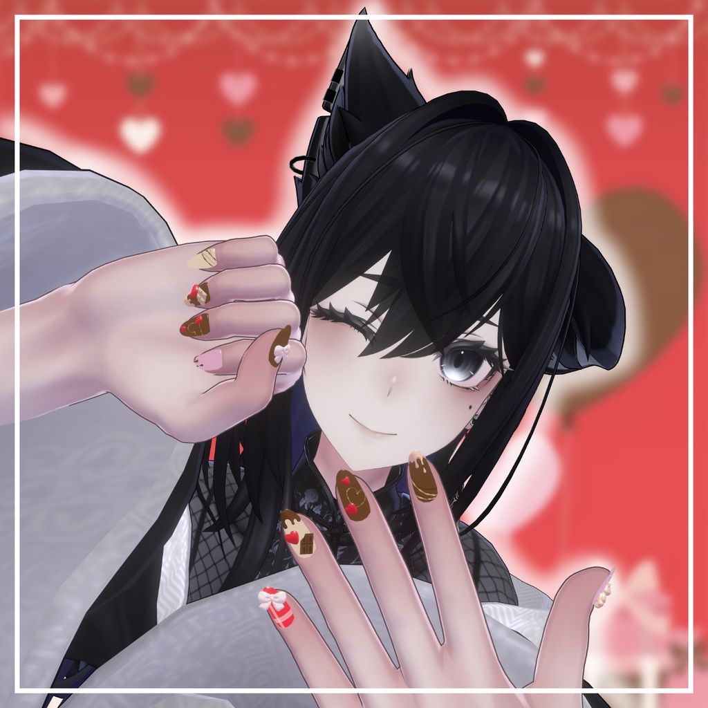 【10アバター対応】🍫『ValentineNail』🍫