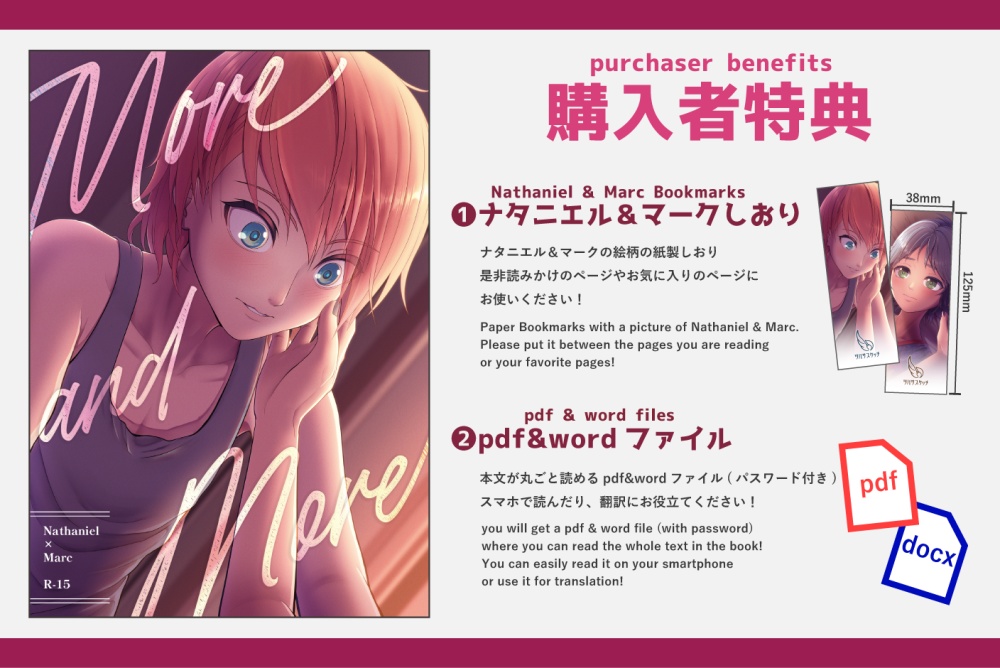 【同人誌】More and More【ナタマク】