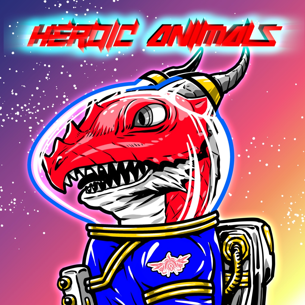 HeroicAnimals T-shirt (Astar Dragon)